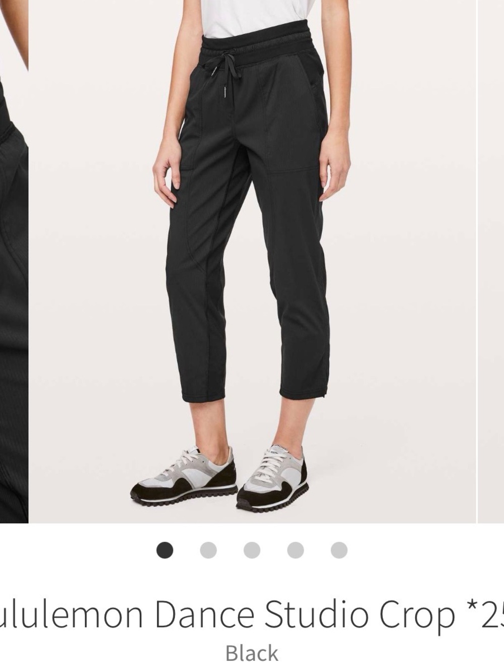 lululemon athletica dance studio crop size 10🖤🖤🖤